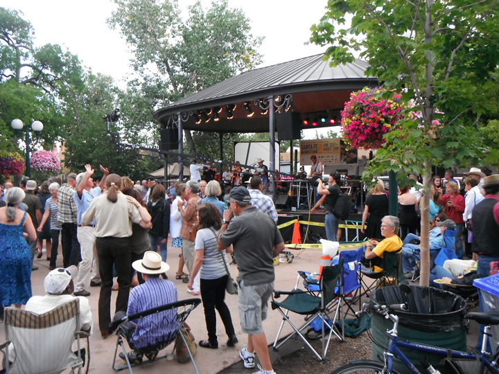 Santa Fe Plaza - Summer Bandstand